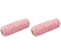 ProDec Advance Rouleau professionnel 225 mm x 38 mm en polyamide tissé, ultra résistant, poils longs, pour peinture de maçonnerie lisse et texturée sur murs extérieurs (Lot de 2)
