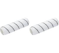 ProDec Advance Rouleau professionnel microfibre 225 mm x 38 mm, poils moyens, pour une finition lisse avec les émulsions sur les murs intérieurs et les plafonds (Lot de 2)