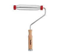 ProDec Monture professionnelle à manche en bois 225 mm x 38 mm, 5 fils métalliques antidérapants et raccord à vis pour les manches télescopiques