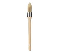 ProDec Pinceau à rechampir arrondi professionnel, fibres synthétiques, pour peindre fenêtres, linteaux, surfaces arrondies, moulées ou profilées, peinture brillante ou satinée, 21 mm