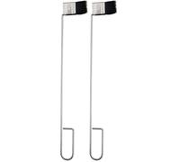 ProDec Pinceau coudé pour radiateur, Manche 400 mm, pour Peindre derrière Les radiateurs et espaces à l’accès Difficile, pour émulsions, peintures Brillantes, satinées, sous-Couches (Lot de 2)