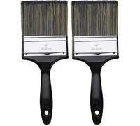 ProDec Pinceau pour Application de lasure, Traitement du Bois, 100 mm (Lot de 2)