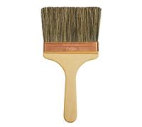 ProDec Pinceau Professionnel, soies Naturelles, pour Peindre Rapidement avec Les émulsions sur Mur et plafonds, Anti-éclaboussures pour Le plâtre, 150 mm
