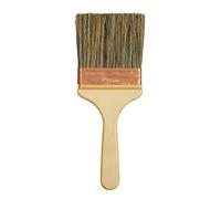 ProDec Pinceau Professionnel, soies Naturelles, pour Peindre Rapidement avec Les émulsions sur Mur et plafonds, Anti-éclaboussures pour Le plâtre, 125 mm