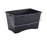 ProDec Seau à Peinture 15 L en Plastique recy vec Anse en métal | pour tous types de peinture et colle, convient aux rouleaux jusqu’à 300 mm, seau de chantier robuste