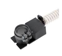 PRODIAMANT Capot d’aspiration pour fraise à joints 6-12 mm, compatible meuleuse d’angle M14, rénovation de joints et mortier, plastique, avec guide adaptatif