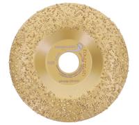 PRODIAMANT Disque à râper Ø 125 mm x 22,23 mm, K12 - disque abrasif grossier en carbure de tungstène pour meuleuse d’angle, idéal pour le meulage, le dégrossissage et le façonnage rapide