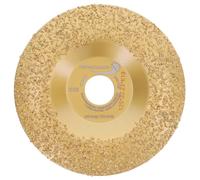 PRODIAMANT Disque à râper Ø 125 mm x 22,23 mm - K18, disque abrasif en carbure de tungstène pour meuleuse d’angle, grain moyen, idéal pour le meulage, pour meuleuses d'angle