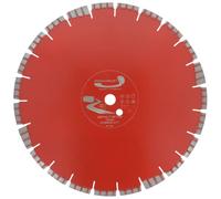 PRODIAMANT Disque à tronçonner diamant de qualité supérieure pour béton + asphalte combiné 350 mm x 20 mm Disque à tronçonner diamant 350 mm