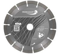 PRODIAMANT Disque à tronçonner diamanté 180 x 22,2 mm 10mm Segment professionnel béton, pierre, brique, universel 180mm