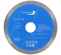 PRODIAMANT Disque à tronçonner diamanté Carrelage professionnel 115 mm x 22,23 mm F702 ProRim pas d'éclats pour les carreaux émaillés Grès cérame et pierre naturelle