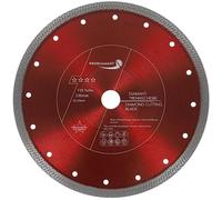 PRODIAMANT Disque à tronçonner diamanté premium 230 mm x 22,23 mm - pour une coupe nette et rapide des carreaux et du grès cérame, pour meuleuses d'angle