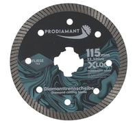 PRODIAMANT Disque à tronçonner diamanté X-Lock 115 mm pour carrelage et pierre naturelle - Accessoires de coupe de précision