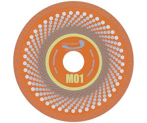 PRODIAMANT Disque diamant 125mm x 22,23mm M01 Verre Carreaux de verre Mosaïque de verre Disque diamant pour carreaux de verre