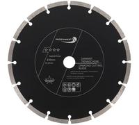 PRODIAMANT Disque diamant 230 mm x 22,2 mm Abrasif pour asphalte, chape, béton léger, béton frais, grès et chamotte