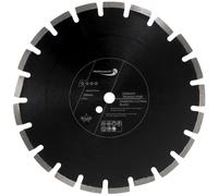 PRODIAMANT Disque diamant 350 mm x 20 mm Abrasif pour asphalte, chape, béton léger, béton frais, grès et chamotte