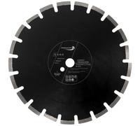 PRODIAMANT Disque diamant 350 mm x 25,4 mm Abrasif pour asphalte, chape, béton léger, béton frais, grès et chamotte