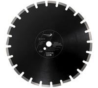 PRODIAMANT Disque diamant 400 mm x 25,4 mm abrasif pour routes, asphalte, chape, béton léger, béton frais, grès et réfractaire