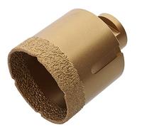 PRODIAMANT Foret à carrelage professionnel Carrelage 60 mm x M14 Foret diamanté Meuleuse d'angle pour le forage à sec dans le grès cérame, le carrelage mural et la pierre naturelle