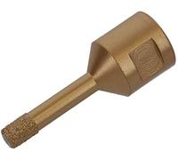 PRODIAMANT Foret à carrelage professionnel Carrelage 8 mm x M14 Foret diamanté Meuleuse d'angle pour le forage à sec dans le grès cérame, le carrelage mural et la pierre naturelle