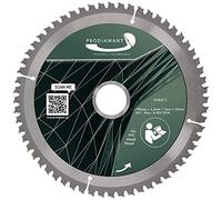 PRODIAMANT Lame de scie circulaire 190mm x 30mm pour bois, métal et aluminium compatible avec scie plongeante, lame de scie circulaire 190mm