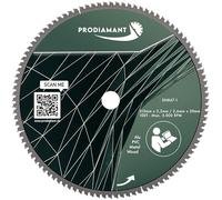 PRODIAMANT Lame Multi 315 x 30 mm en Carbure de Tungstène pour Bois, Aluminium, Plastique et Stratifié - Dents HM TCT pour Scie de Table, Radiale et Circulaire