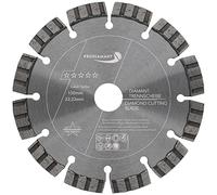 PRODIAMANT Laser Turbo Disque diamant béton 150 mm x 22,23 mm - soudé au laser, disque de tronçonnage turbo pour meuleuse d’angle