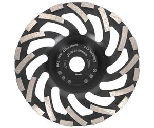 PRODIAMANT Meules boisseaux Diamant de Meulage 180 mm x 22,2 mm Turbo ST91 Disque à Diamant pour Asphalte et Chape - Qualité Professionnelle
