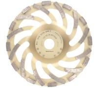 PRODIAMANT Meules boisseaux diamantée 180 mm x 22,2 mm Turbo ST81 Meule diamantée béton pierre naturelle qualité professionnelle