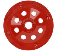 PRODIAMANT PKDS Meule diamantée 150 mm x 22,2 mm 4 PKD avec segment de support pour revêtements, peinture, colle et plâtre