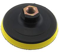 PRODIAMANT plateau de ponçage 100 mm x M14 avec fixation (crochet et boucle), pour ponceuse et meuleuse d’angle, compatible disques abrasifs auto-agrippants