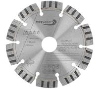 PRODIAMANT Premium Disque diamant pour béton laser 125 mm x 22,2 mm Disque diamant soudé au laser