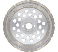 PRODIAMANT Premium meule assiette diamantée 180 x 22,2 mm argent PD829025 hauteur 31 mm double rangée