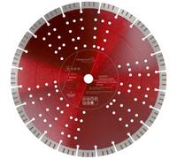 PRODIAMANT Pro15 Disque diamant béton Ø 350 mm x 20 mm - segments 15 mm, coupe rapide et longue durée, disque à tronçonner professionnel pour scie de sol