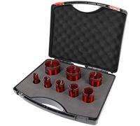 PRODIAMANT Speedmaster Set 8 pièces diamant sec Foret à carrelage M14 ø 20mm 25 mm, 32 mm, 35 mm, 40 mm, 50 mm, 60 mm, 68 mm
