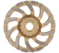 PRODIAMANT ST81 Meule boisseau diamantée turbo 150 mm x 22,23 mm - Meule diamant béton et pierre naturelle, qualité professionnelle, pour meuleuses d'angle