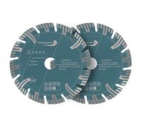 PRODIAMANT Super Speed Cut disque diamant professionnel Ø 150 mm x 22,23 mm - lot de 2, pour granit et matériaux durs, avec segments de protection, pour coupeurs de murs