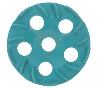 PRODIAMANT TurboFlex Meule diamantée 125 mm M14, 15 segments de toit, pour béton, chape, pâte compensante, plâtre, peinture, colle et revêtements époxy