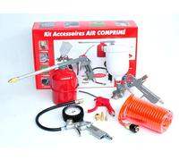 Kit 9 accessoires pour compresseur - PRODIF - PRODIF-5015 - Pneumatique