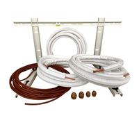 Prodotti kit - kit d'installation pour climatiseur mono-split - tube en cuivre de 2 m 1/4'' + 1/2'' avec support mural