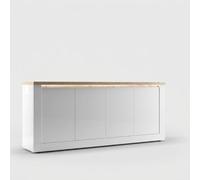 Produce Shop Buffet 4 portes avec éclairage LED intégré Ischia
