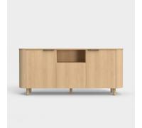 Produce Shop Buffet de salon 3 portes avec compartiment central Rome