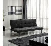Produce Shop Canapé Convertible 2 Places clic-clac en Tissu Design Salon Giada Dark