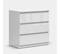 Produce Shop Commode de chambre à coucher 3 tiroirs Tetrix - Blanc