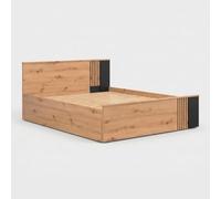 Produce Shop Lit double 160 x 200 en bois Vabres