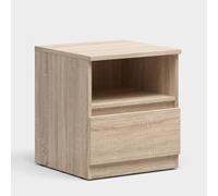 Produce Shop Table de chevet avec tiroir et compartiment de rangement Tetrix - Chêne