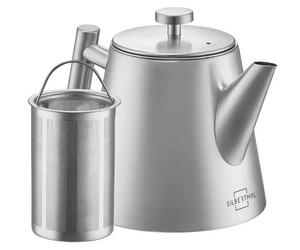 Produit de deuxième choix : théière Silberthal, théière en acier inoxydable avec filtre, théière isotherme, bouilloire à thé, bouilloire, théière isotherme