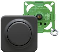 Produit de deuxième choix : variateur LED Ehmann T52.07 12 V 50 W anthracite avec interrupteur et prise pour ampoules à incandescence