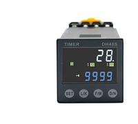 Produit DH48S DC/AC24V AC220V relais de retard programmable 0.01S-99990h avec socle prise série temporisé 1 pièces(MG6A-5TA - 220VAC)