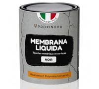 Produit Étanchéité Scellant Imperméable Liquide Noir 750 ml PROXINOVA Résine Universelle pour Toitures, Murs Extérieurs, Tuiles, Cheminées, Gouttières, Résistante UV, Répare Fuites, Facile à Appliquer